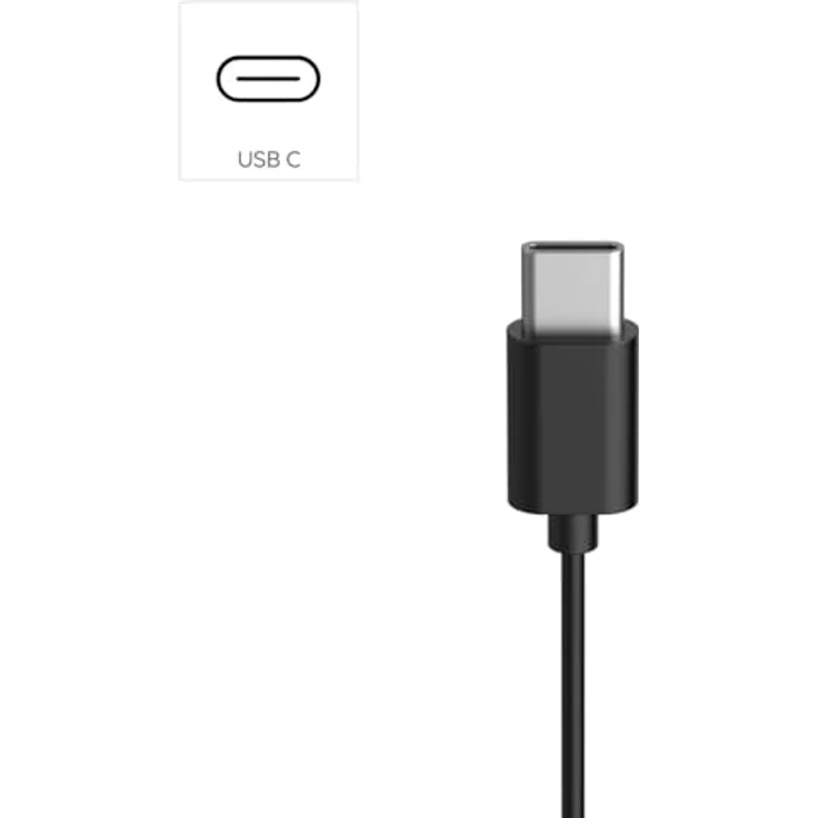 Hama 221814 Fun C Ohraufliegender Kopfhörer Kabelgebunden, Schwarz, USB-C-Stecker, Frequenzbereich 20 Hz - 20 kHz, 140 g – Bild 5
