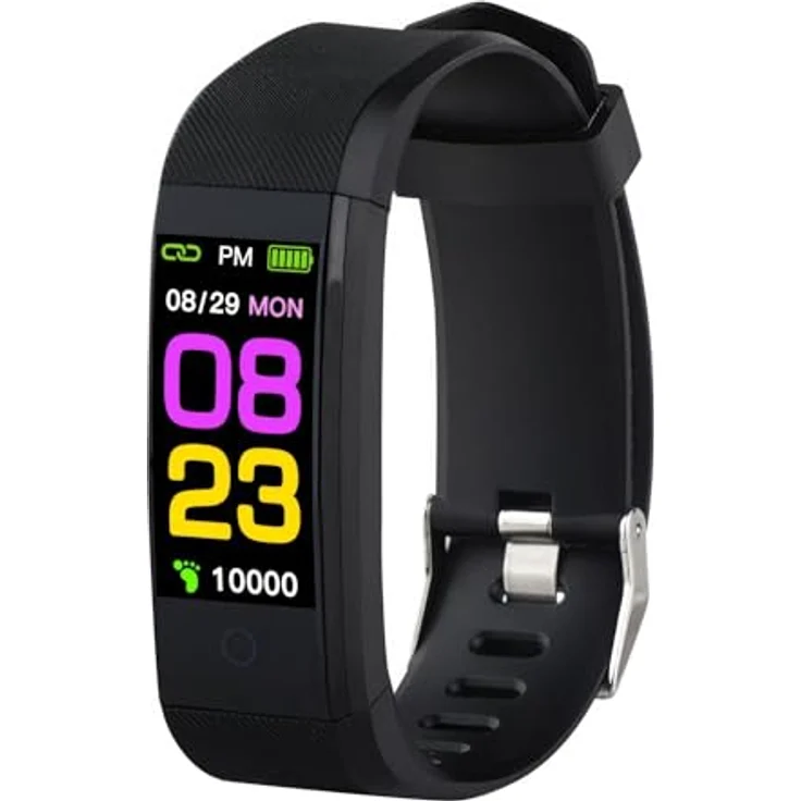 Denver BFH-147MK2, Fitness Tracker mit integriertem Herzfrequenzmonitor, Bluetooth und Farbdisplay – Bild 1