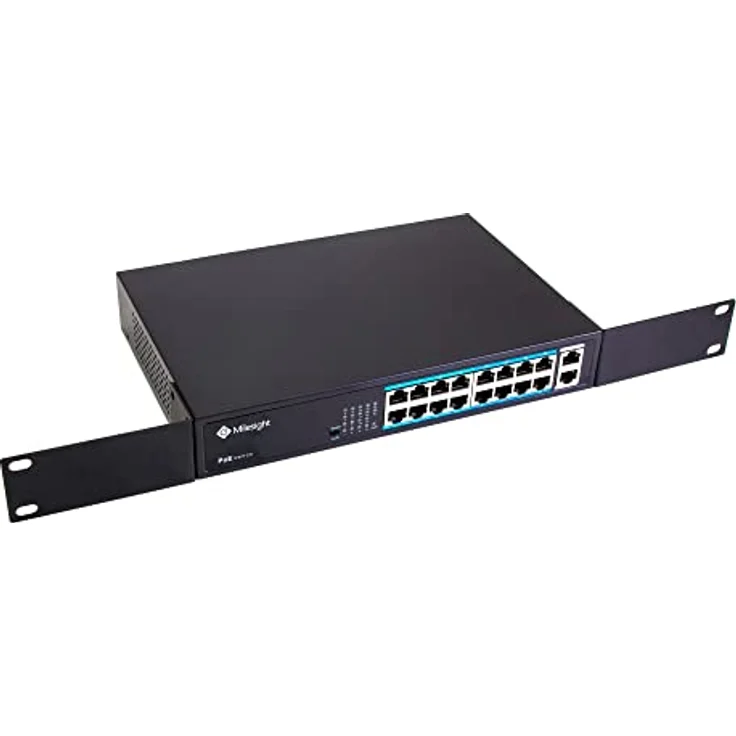 Milesight MS-S0216-GL, Industrieller PoE Switch mit 16 Ports, Neu – Bild 3