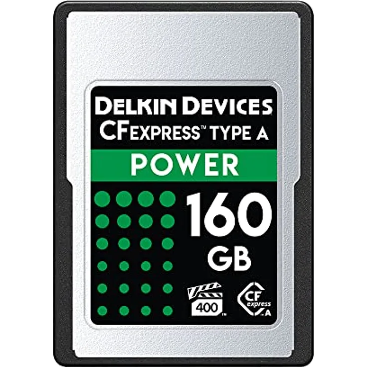 Delkin DCFXAPWR160 CFExpress Typ A VPG-400 Speicherkarte für Geräte (160 GB)