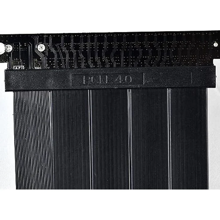 Lian-Li O11D-1W-4 Mini Riser Card + PCI-Slot-Blende - PCIe 4.0, 200 mm, weiß – Bild 3
