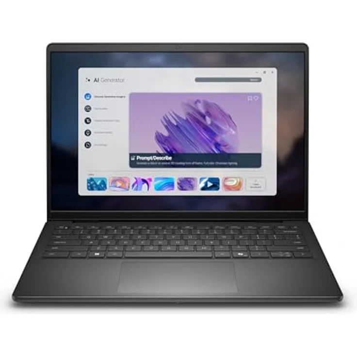 Dell Pro 14 Essential PV14255, Notebook mit AMD Ryzen AI 5 330, 14" IPS-Display, 16 GB RAM, 512 GB SSD, Wi-Fi 6, Schwarz – Bild 2