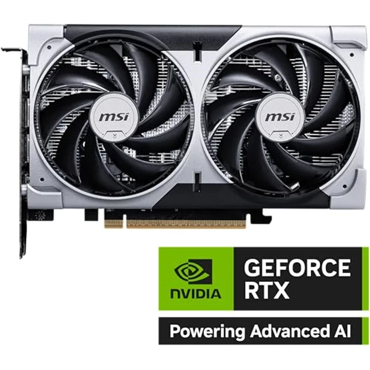 MSI GeForce RTX 5060 8G VENTUS 2X OC, 8 GB GDDR7 Grafikkarte mit 2 Lüftern und 7680 x 4320 Pixel Auflösung – Bild 2