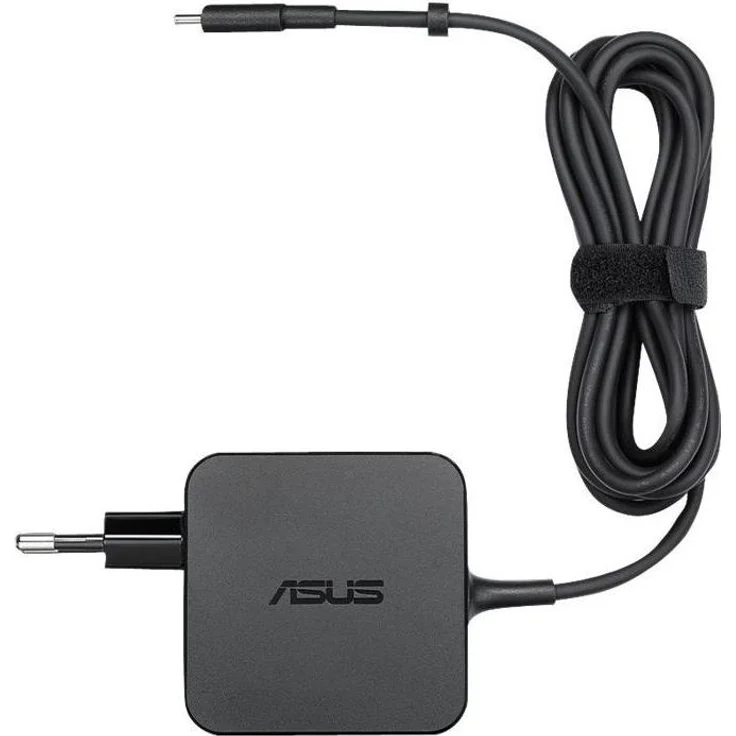 ASUS AC65-00 (A23-065N1A), 65W Notebook-Netzteil mit USB Type-C, Schwarz, mehrere Schutzfunktionen