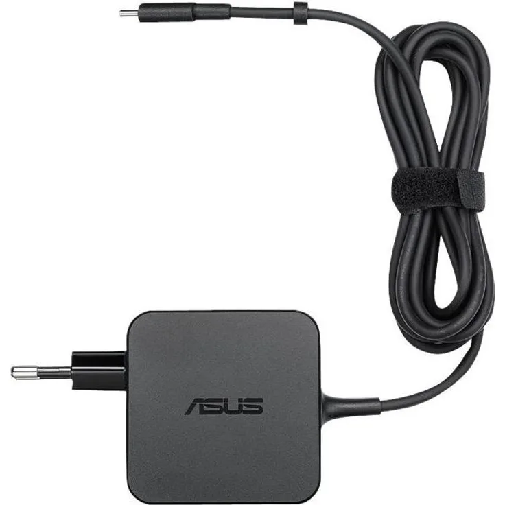 ASUS AC65-00 (A23-065N1A), 65W Notebook-Netzteil mit USB Type-C, Schwarz, mehrere Schutzfunktionen