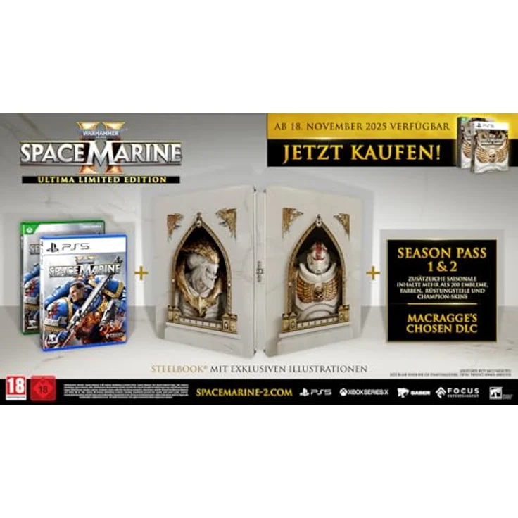 FOCUS HOME INTERACTIVE Warhammer 40,000: Space Marine 2 - Ultima Limited Edition, PS5-Spiel mit epischen Schlachten und übermenschlichen Fähigkeiten – Bild 2