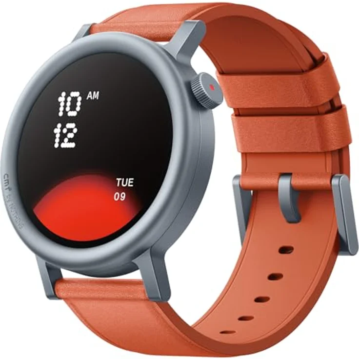 CMF BY NOTHING Watch Pro 2 Smartwatch mit 1,32'' AMOLED-Display, 11 Tage Akkulaufzeit, Bluetooth-Anrufe mit KI-Geräuschunterdrückung, und Integriertes Multi-System-GPS - Orange – Bild 1