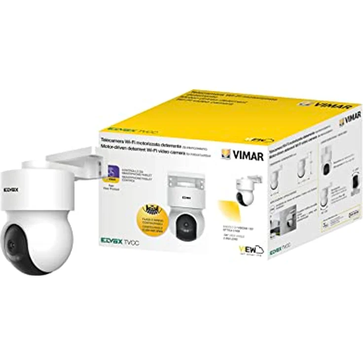 VIMAR 46241.030B WiFi-Kamera für den Außenbereich, Full-HD-Farbe, App-Überwachung, Micro-SD-Aufnahme bis zu 128 GB (Nicht im Lieferumfang enthalten) – Bild 2