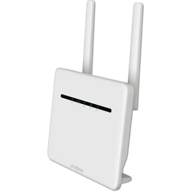 STRONG 4G+ Router 1200 | mobiler LTE Router | 2 SIM Karten Adapter | 1200 mbit/s | 4X LAN-Anschluss, weiß – Bild 3