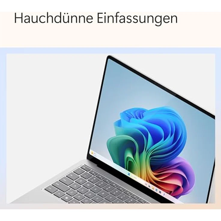 Microsoft Surface Laptop | Copilot+ PC | 13.8” Touchscreen | Snapdragon® X Elite (12 Kerne) | 16GB RAM | 512GB SSD | 7. Edition | Platin – Bild 2