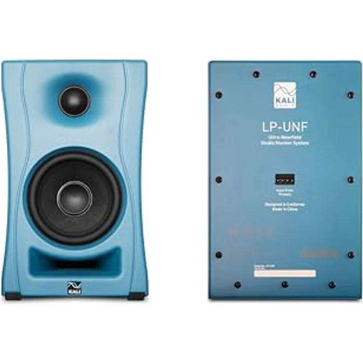 Kali Audio LP-UNF-B, Paar Bluetooth-Monitorlautsprecher mit 160 W RMS, Frequenzbereich 39 - 25000 Hz, blau – Bild 8
