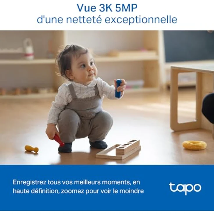 TP-Link Tapo C230, Pan/Tilt AI Home Security Wi-Fi Kamera mit 88° Blickwinkel, Weiß – Bild 4