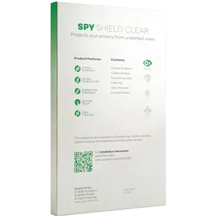 upscreen Spy Shield Blickschutzfolie, iPad Pro 11" (2021) mit Kratzschutz, blasenfreier Montage und Blaulichtfilter – Bild 7