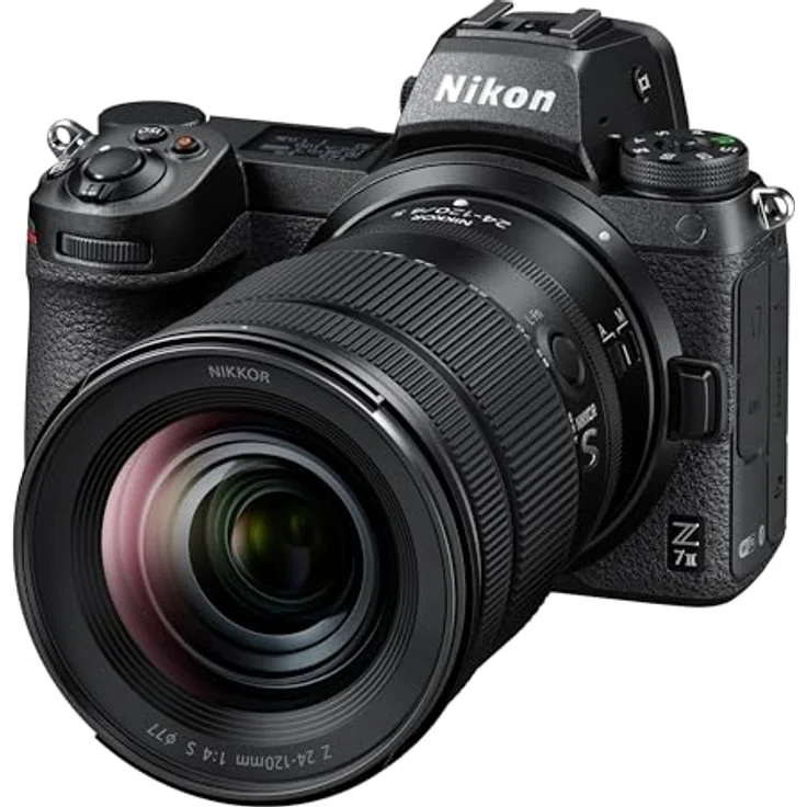 Nikon Z 7II KIT Z 24–120 mm 1:4 S (45,7 MP, 11 Bilder pro Sekunde, Hybrid-AF, 2 EXPEED-Prozessoren, doppeltes Speicherkartenfach, 4K UHD Video mit 10-Bit-HDMI-Ausgabe) Schwarz – Bild 3