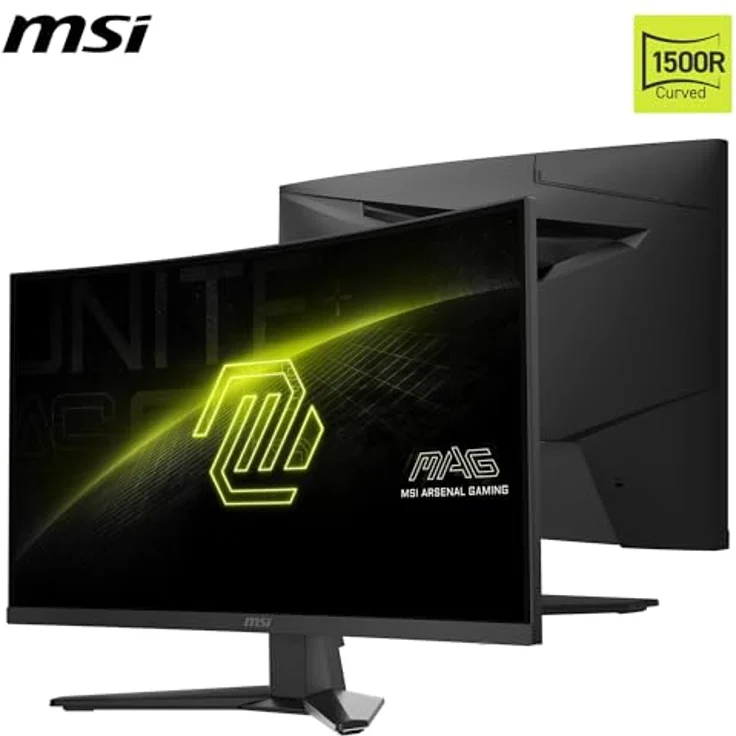 MSI MAG 275CQF E18, 27 Zoll WQHD Gaming-Monitor, 180 Hz, 0,5 ms, HDR-Ready, 1500R Curved, schwarz – Bild 2