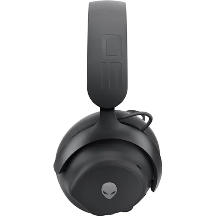 Alienware Pro Wireless Gaming-Headset - 50 mm Graphen-Treiber, KI-Geräuschunterdrückung, Hybrid ANC, bis zu 75 Stunden Akkulaufzeit, Dark Side of The Moon – Bild 3