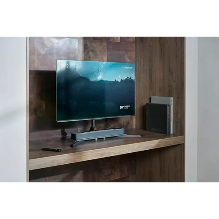 One for All Design Tisch-TV-Ständer, höhenverstellbar und 180° schwenkbar für 32"-70" TVs, Schwarz – Bild 7