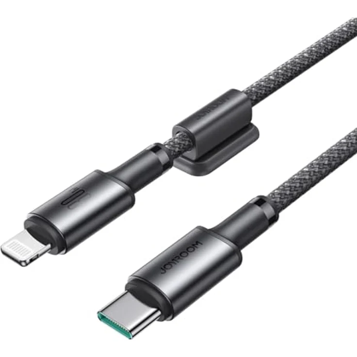 Joyroom 30W USB-C Lightning Ladekabel, 1,2m, grau mit Power Delivery und magnetischem Cover – Bild 3