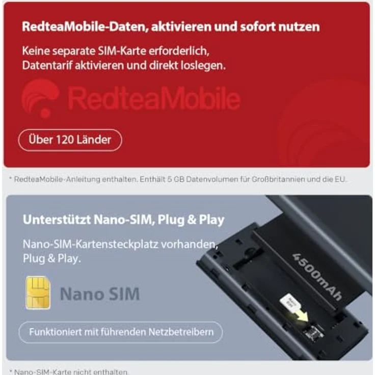 Strong 5G HOPI HOME WI-FI DOCKING (2-PACK), Mobiles Breitband- und Heim-Wi-Fi-System mit 5G-Mobil-Hotspot, Wi-Fi 6, bis zu 3.4 Gbps Download, 254 Geräte Unterstützung, Dual-Band, 6.1 cm LCD-Touchscreen – Bild 7