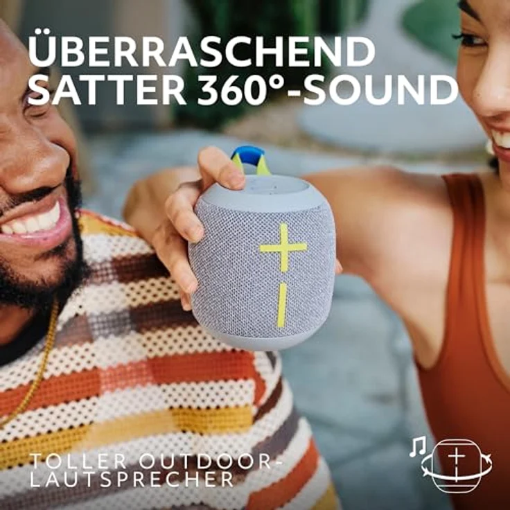 Ultimate Ears Wonderboom 4 – Mobiler, Wasserdichter Bluetooth-Lautsprecher mit Satten Tiefen, 360-Grad-Klang und Einer Reichweite von 40m, Schwarz – Bild 2
