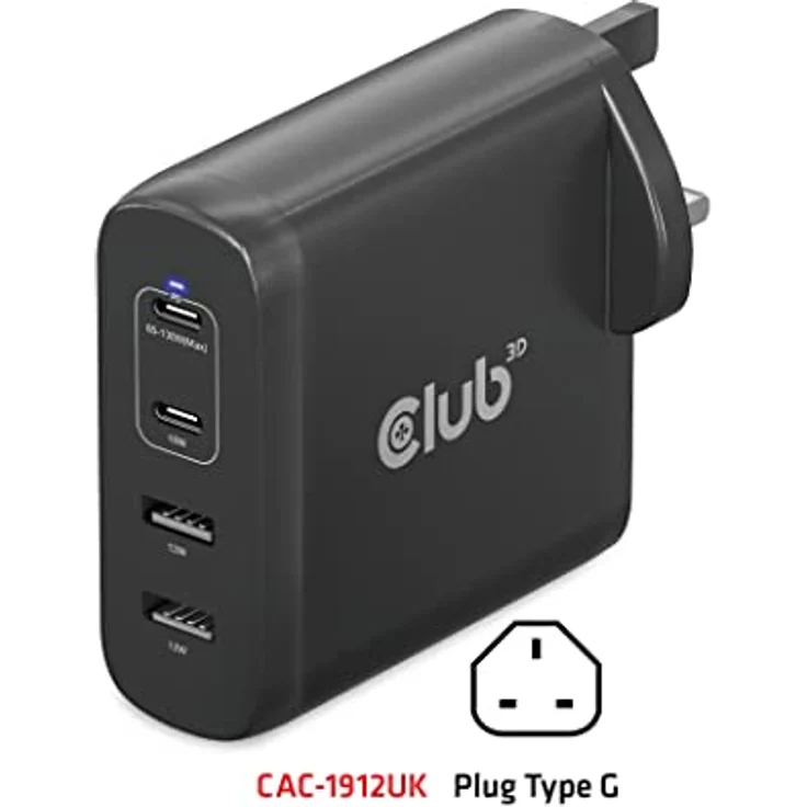 CLUB3D Travel Charger 100W GaN technology, – Bild 5
