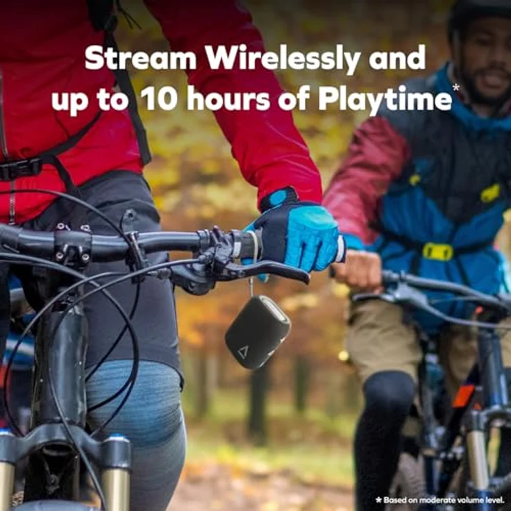 CREATIVE MUVO Flex, Wasserdichter Bluetooth Lautsprecher mit Auracast und 10 Stunden Akkulaufzeit, Grau – Bild 5