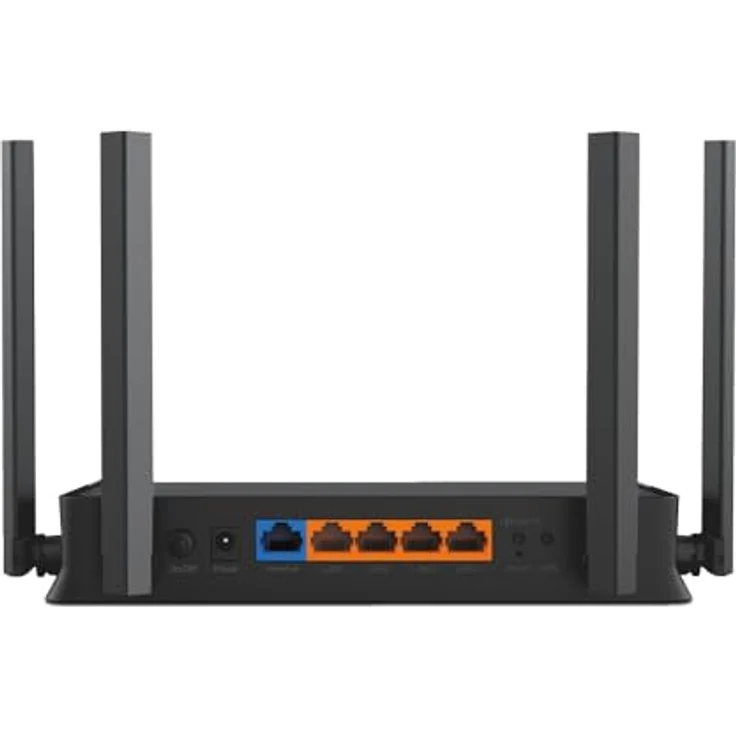 TP-Link Archer BE220 BE3600, Dual-Band Wi-Fi 7 Router mit 1000 Mbit/s, schwarz – Bild 3
