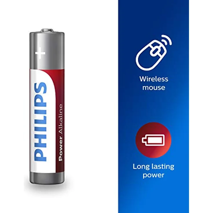 PHILIPS AAA-Batterien - LR03/1.5V - 20 Stück - Alkalin Batterie – Bild 3