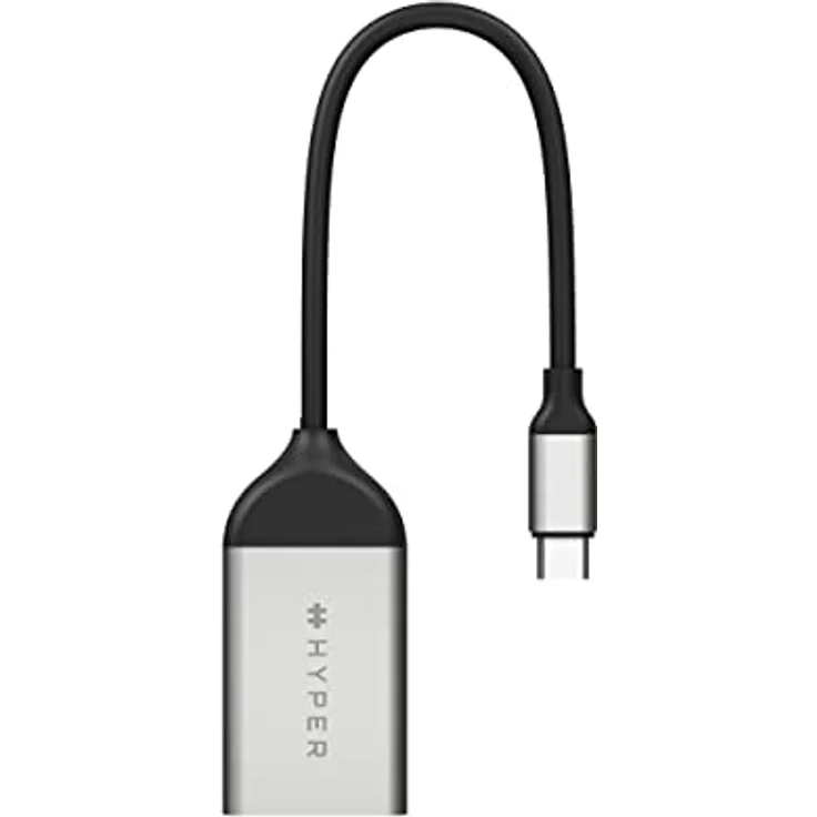 HyperDrive USB-C auf 2.5Gbps Ethernet Adapter, Works with Chromebook Zertifiziert, USB-C auf LAN Adapterkabel, Silber – Bild 2