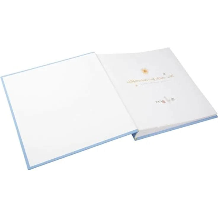 goldbuch Babyalbum Wolkenpoesie 30x31, inkl. 6 farbigen illustrierten Seiten, blau – Bild 4