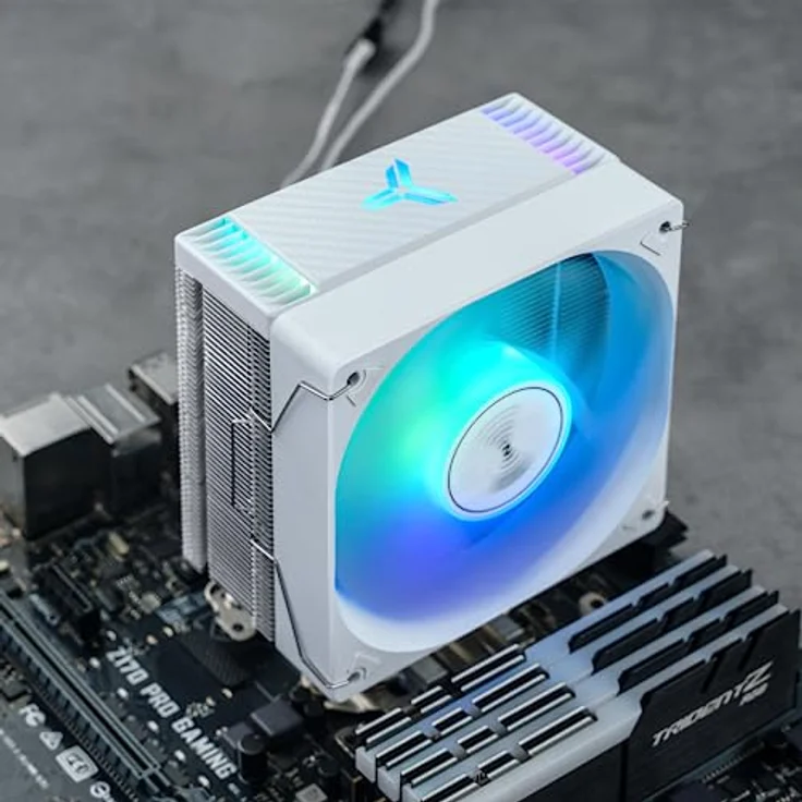 Jonsbo CR-1000 EVO CPU-Kühler, ARGB - weiß – Bild 6