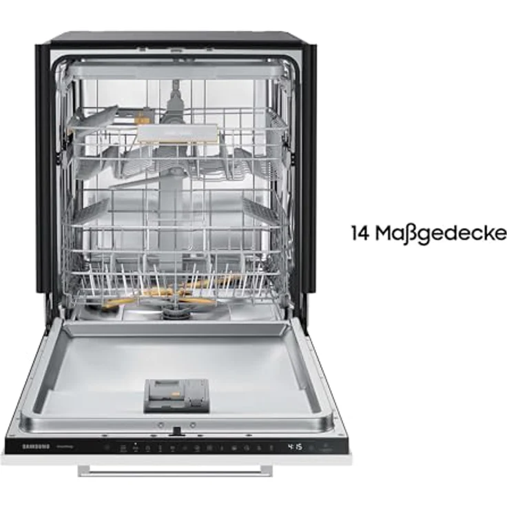 Samsung DW7700B, vollintegrierter Geschirrspüler mit WaterJet Clean ™, 14 Maßgedecke Weiß – Bild 3
