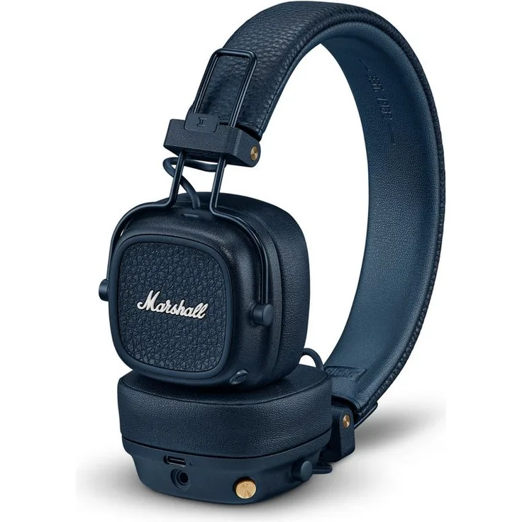Marshall Major V Ltd. Edition, Bluetooth-Kopfhörer in Midnight Blue mit Multi-Point-Verbindung und über 100 Stunden Akkulaufzeit
