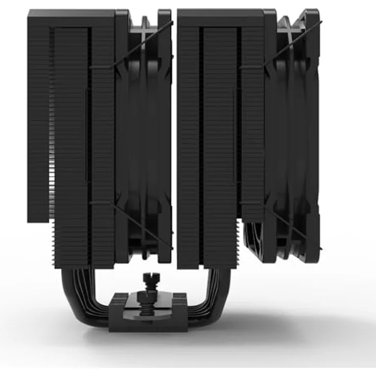 Zalman CNPS14X Duo, Dual-Tower CPU-Kühler mit 270W TDP, zwei 120mm Lüftern und sechs Heatpipes, schwarz – Bild 8