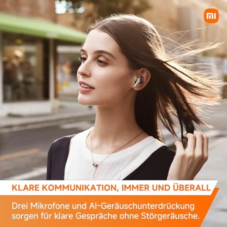 Xiaomi Buds 5 Graphite Black, BHR8118GL (ANC, 40 h, Kabellos), Kopfhörer, Schwarz – Bild 6