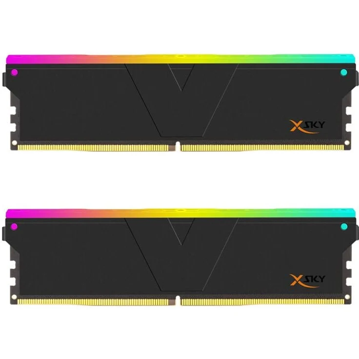 V-Color Manta XSky RGB DDR5-6000 RAM, CL30, 32 GB Dual-Kit (2 x 16 GB), schwarz