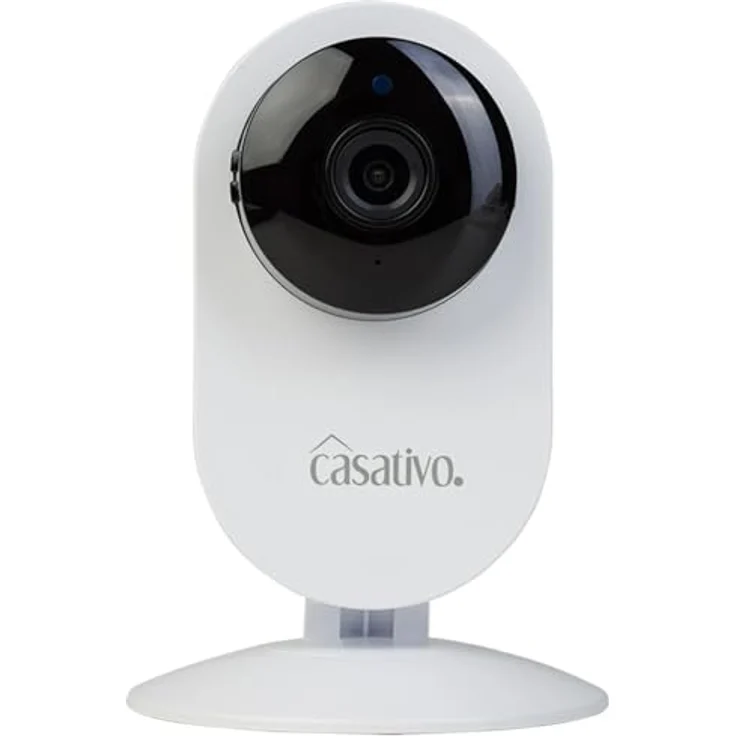 Casativo Full-HD-IP-Überwachungskamera mit Nachtsicht, 135° Weitwinkel, WLAN, Zwei-Wege-Audio & Bewegungserkennung, weiß – Bild 8