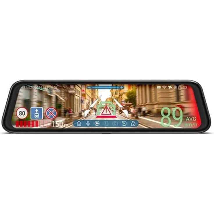 Navitel Mr750 Smart, Dual Dashcam mit Sony IMX335, 150° Blickwinkel, 11,89" Display, max. 2592 x 1944 Videoauflösung, Wi-Fi und USB-C – Bild 2