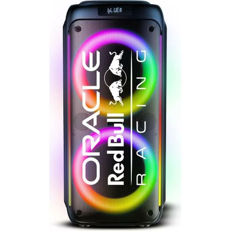 Red Bull Racing RB-SK230, Tragbarer Bluetooth-Lautsprecher mit 160W RMS, TWS und LED, erweiterbar