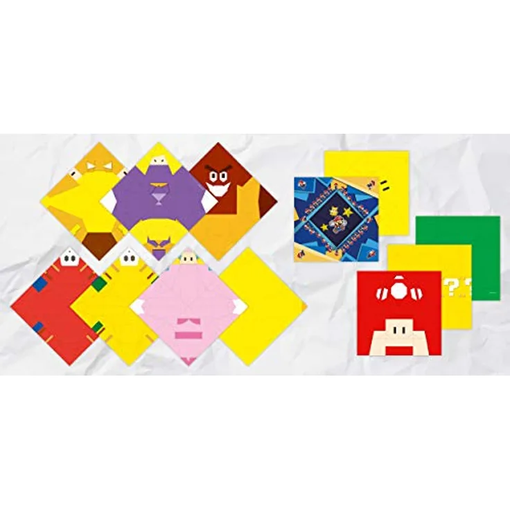 Paper Mario - Set aus Origami Papier
