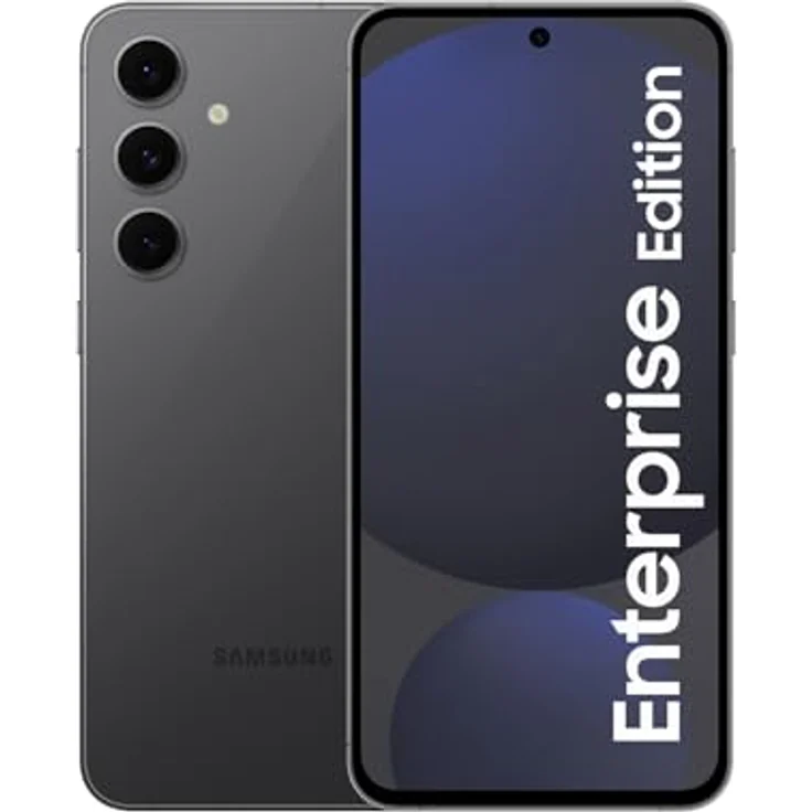Samsung Galaxy S24 FE Enterprise Edition, AI Business Smartphone ohne Vertrag, 8 GB RAM, 128 GB Speicher, 50-MP-Kamera, Graphite – Bild 1