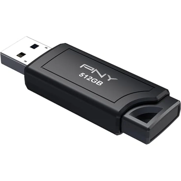 PNY Pro Elite V3 USB 3.2, USB Stick mit 512 GB, hohe Übertragungsraten bis zu 1000 MB/s, Metallgehäuse, schwarz – Bild 5