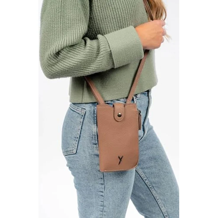 Suri Frey Gitty Handytasche, 11,5 cm, Kunstleder, braun – Bild 3