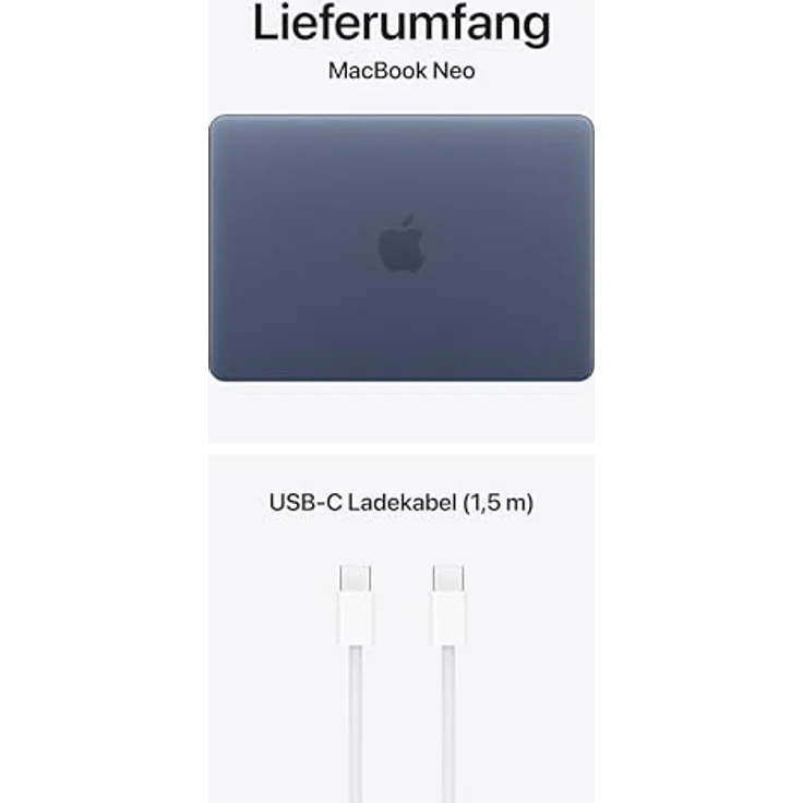 Macbook Neo 13 A18 6-Core CPU  5-Core GPU - 8 GB - 512 GB SSD - Touch ID - Indigo - 2026 – Bild 6