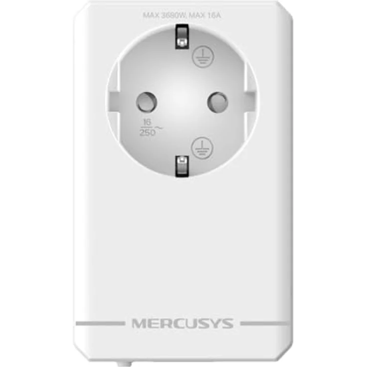 Mercusys AV1000, Gigabit Passthrough Powerline-Adapter mit 1000 Mbit/s und zusätzlicher Steckdose – Bild 2