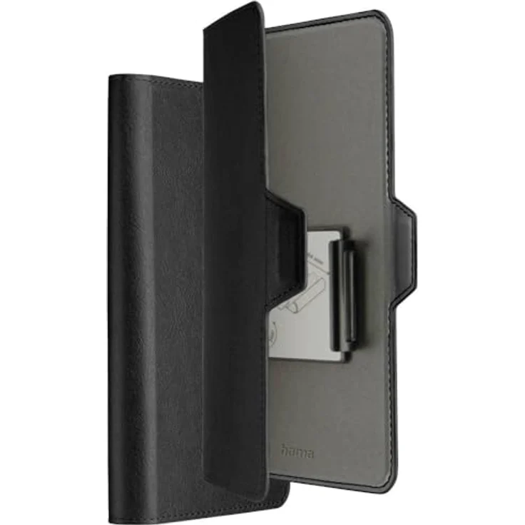 Hama Eco XL Booklet Universal Universal Schwarz, Premium Portable Wallet Case 7,5 x 15,3 cm – Bild 1