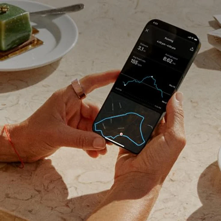 OURA Ring 4, Smart Fitness-Tracker mit Smart Sensing, Größe 9, Rose Gold, bis zu 8 Tage Akkulaufzeit – Bild 6