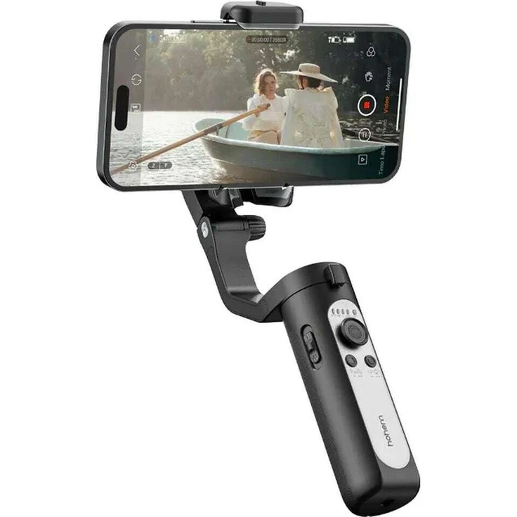 Hohem iSteady XE, 3-Achsen Gimbal für Smartphones mit verbesserter Stabilisierung, 0.28 kg, Schwarz