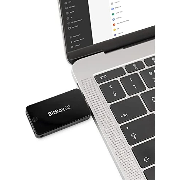 BITBOX BITBOX 02 Multi-Edition Krypto Hardware Wallet, USB-Stick zur sicheren Verwahrung von Bitcoin, Ethereum & über 1500 Token, mit Touch-Sensoren & inklusive microSD-Karte, Made in Switzerland – Bild 1