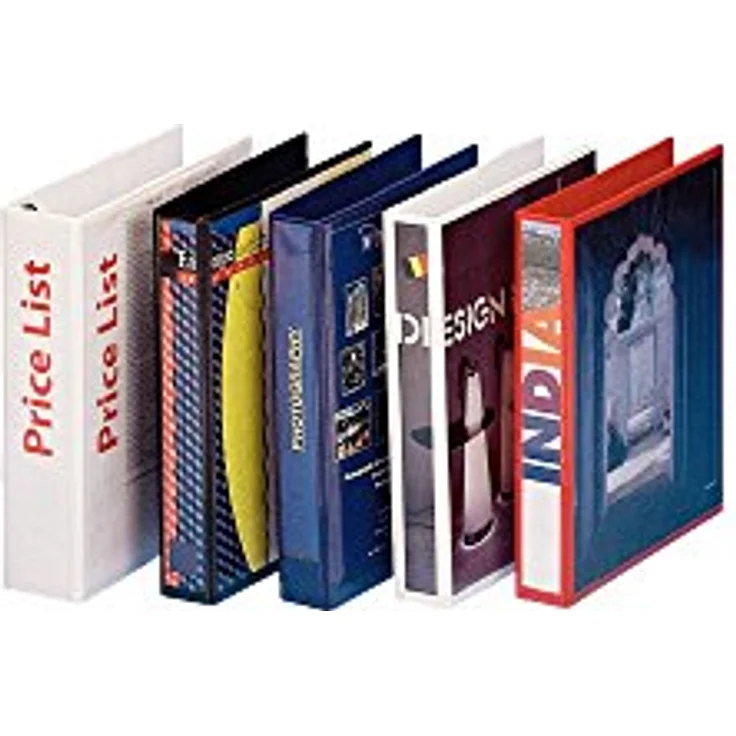 ESSELTE Präsentationsordner, Ringbuch A4 mit 4-Ring-Reißmechanik, weiss – Bild 7